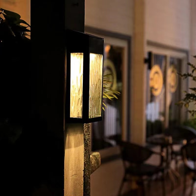 Solar Waterproof Outdoor LED Wall Lamp WL020 - Image 3